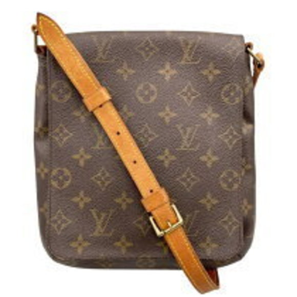 Louis Vuitton Shoulder Brown Bag Salsa Canvas Musette Monogram - Picture 1 of 7